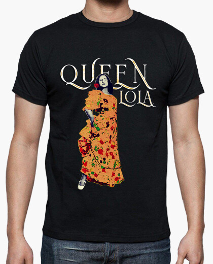 Camiseta Hombre manga corta Lola Flores "Queen Lola" - Imagen 6