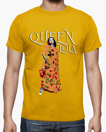 Camiseta Hombre manga corta Lola Flores "Queen Lola" - Imagen 4