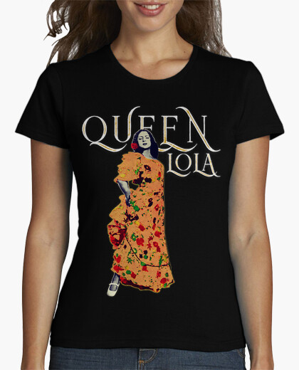 Camiseta Mujer manga corta Lola Flores "Queen Lola" - Imagen 5