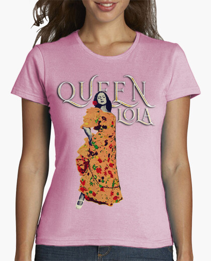 Camiseta Mujer manga corta Lola Flores "Queen Lola" - Imagen 4