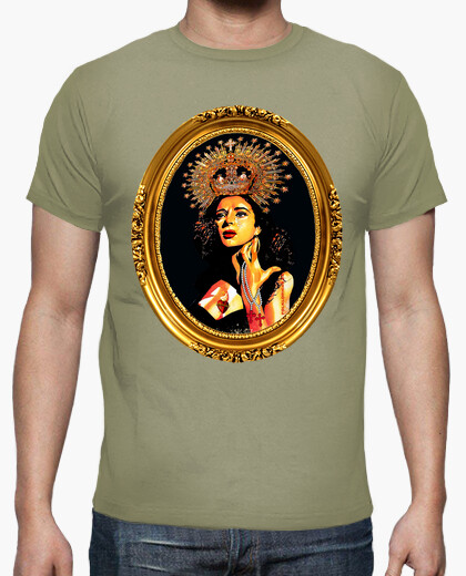 Camiseta Hombre manga corta Lola Flores Lola Dolorosa Marco Dorado - Imagen 3