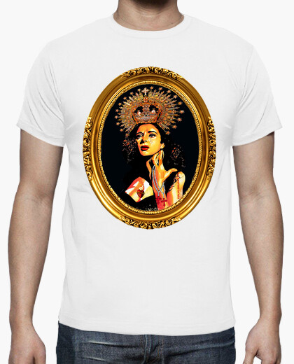 Camiseta Hombre manga corta Lola Flores Lola Dolorosa Marco Dorado - Imagen 4
